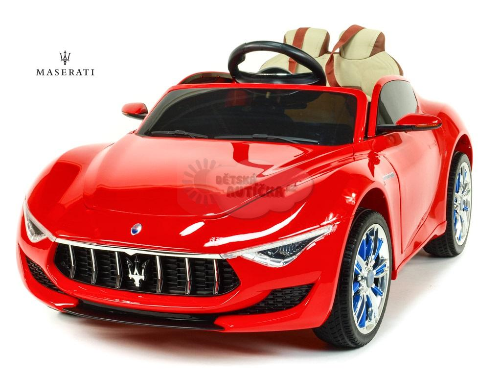 Elektrické auto Maserati Alfieri,červené