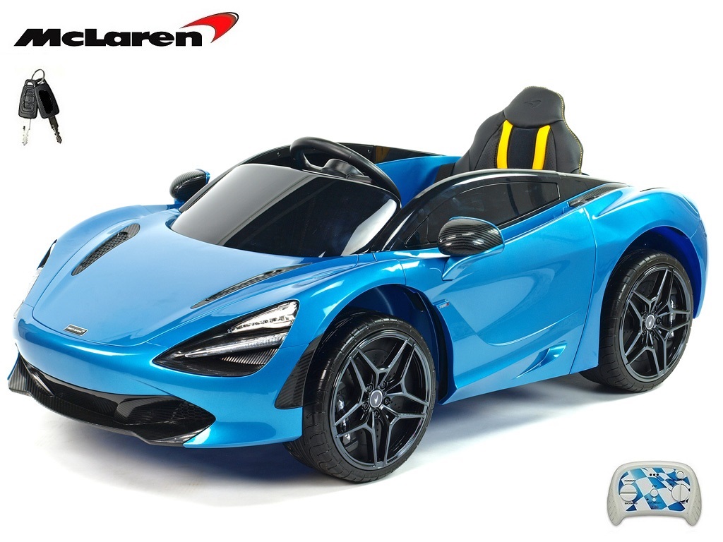  Elektrické auto McLaren 720S,lakovaná modrá metalíza