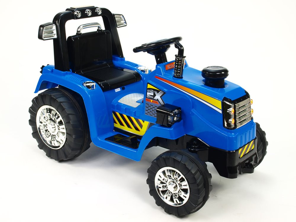  Elektrický traktor 12V s DO,modrý 573