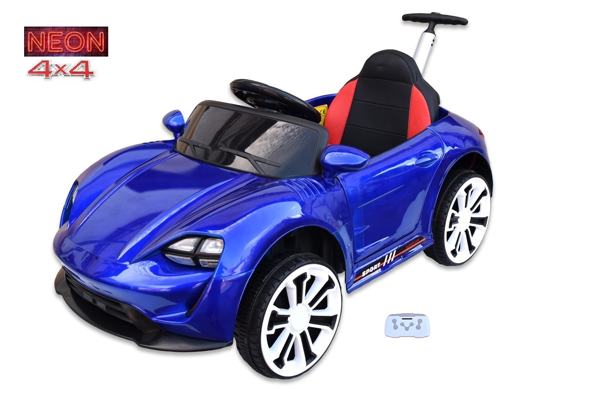 Neon Sport 4x4 s 2.4G dálkovým ovládáním, vodící tyčí, lakovaný modrý 3966