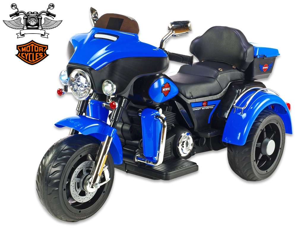 Motorka Big chopper Motorcycle, modrý 2795