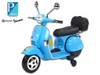 Elektrická motorka skútr Piaggio Vespa PX150,barvaplast modrá