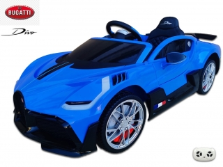 Elektrické auto Bugatti Divo,modrá