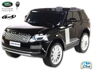 Dětské elektrické auto, SUV Range Rover HSE, 4x4, dvoumístný,černá metalíza