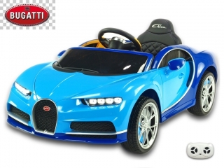  Elektrické auto Bugatti Chiron-červeno-modrý
