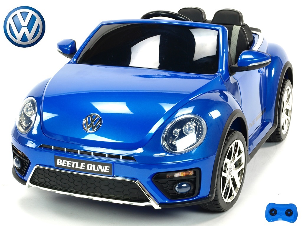 Elektrické auto VW Beetle Dune-lakovaná modrá