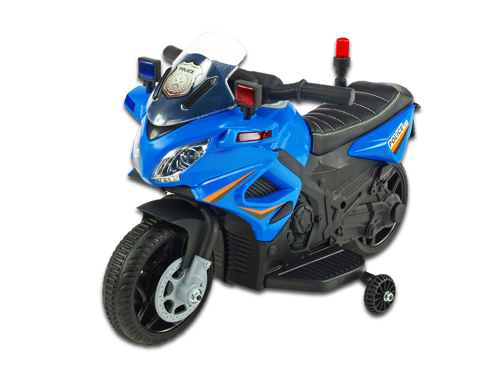 Motorka mini pro nejmenší Policie 911,modrá,1305