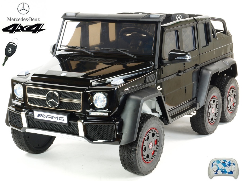 Mercedes G63 AMG s 2,4G, 4x4, dvoumístný, černá metalíza