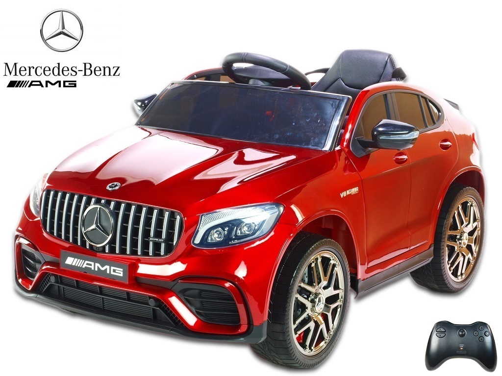 Mercedes GLC 63S AMG s 2,4G, jednomístný, vínová metalíza 2811