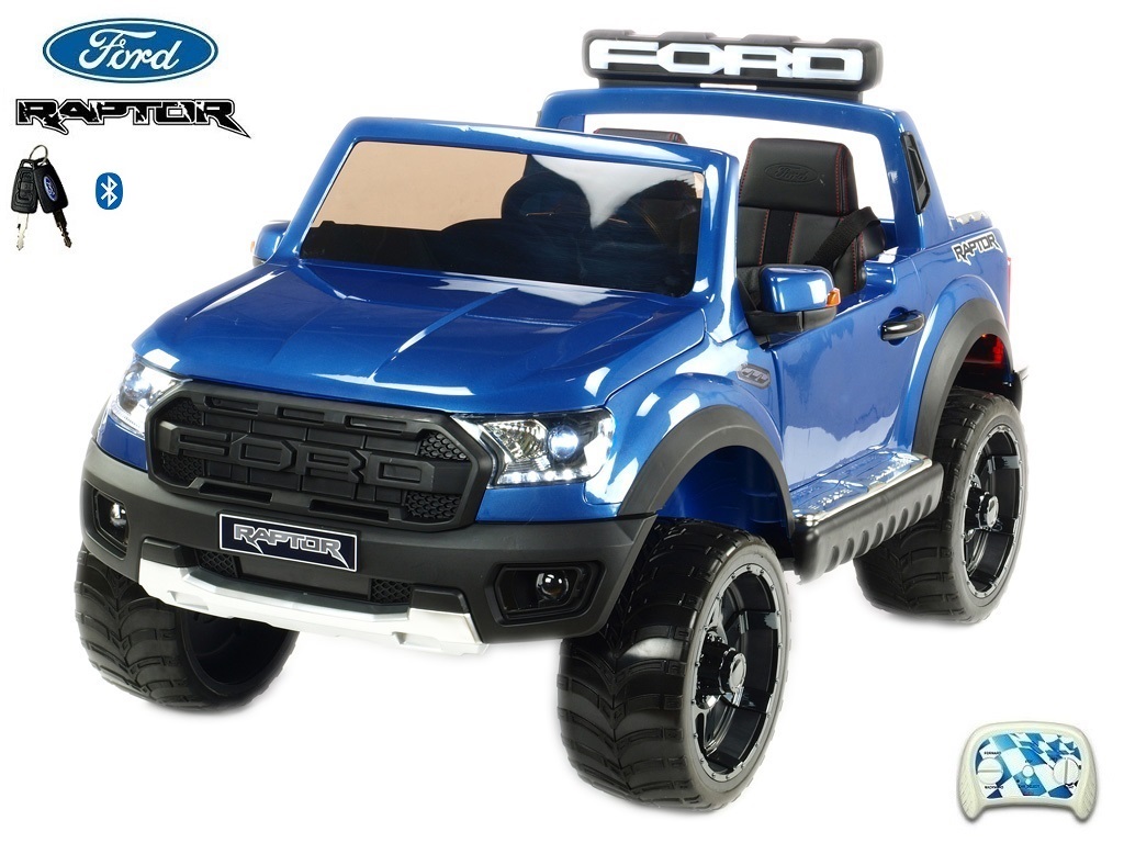 Elektrický pickup Ford Raptor ,dvoumístný modrá metalíza