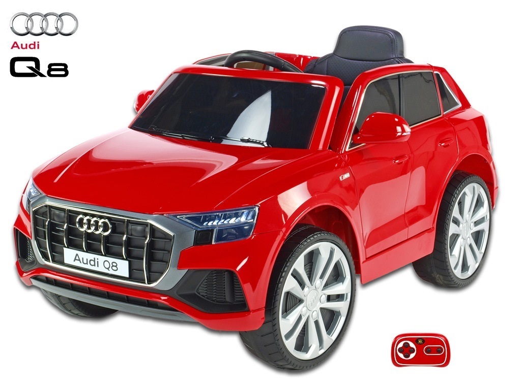  Elektrické auto Audi Q8 s 2,4G DO,1265,červená lakovaná