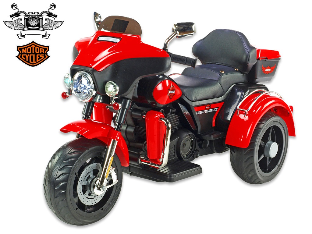 Motorka Big chopper Motorcycle, červený 2800