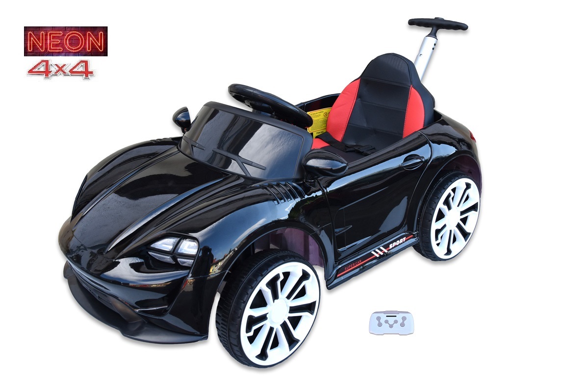 Neon Sport 4x4 s 2.4G dálkovým ovládáním, vodící tyčí, lakovaný černý 3969