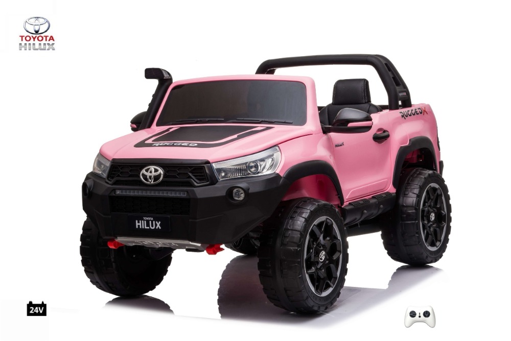 Toyota Hilux Rugged-X s 2.4G, 24V, dvoumístná, růžová 4190