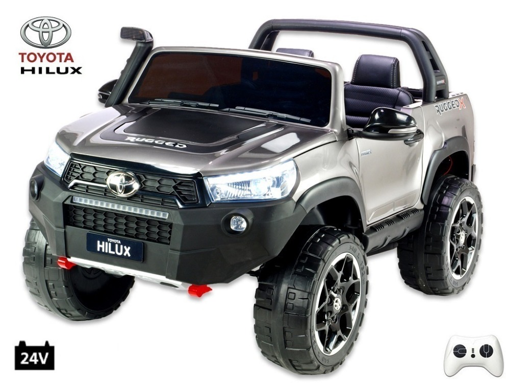 Toyota Hilux Rugged-X s 2.4G, 24V, dvoumístná, šedostříbrná metalíza 4188