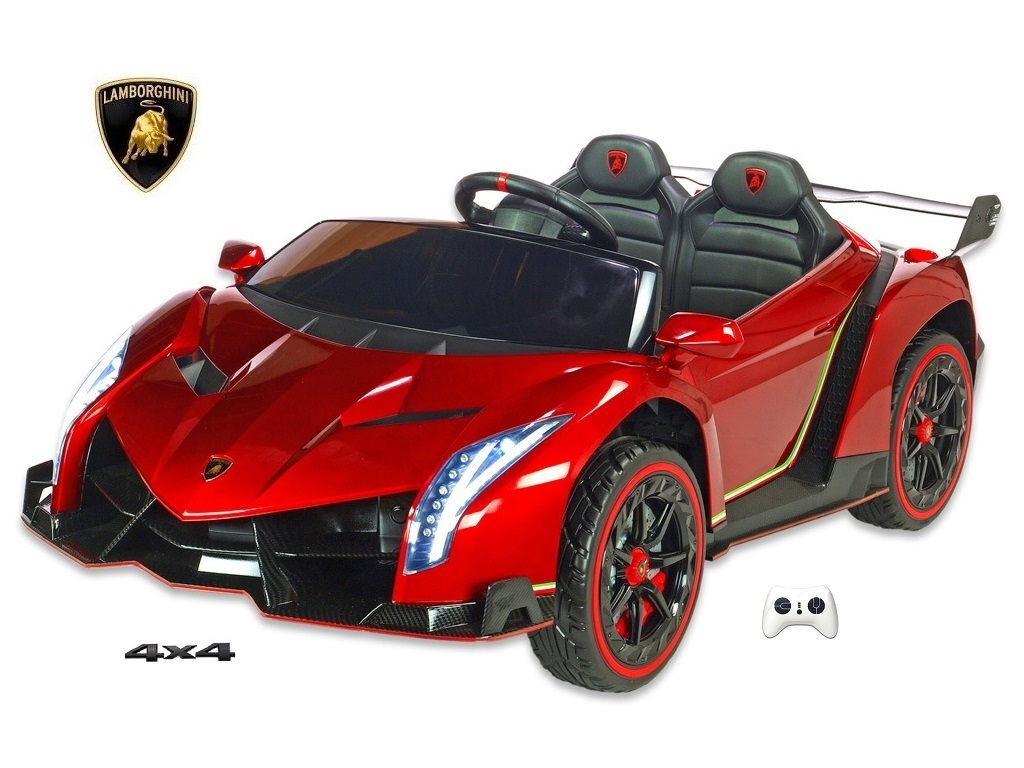 Lamborghini Veneno s 2.4G, 4x4, dvoumístné, vínová metalíza 3398