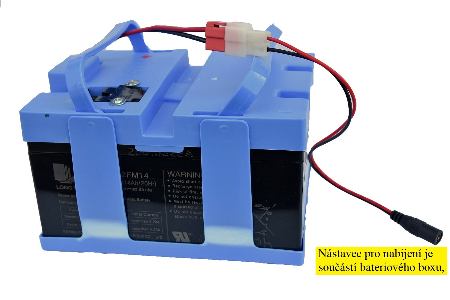Náhradní bateriový box Long Way 24V - 14Ah pro Buginu Racing 4x 200W/24V