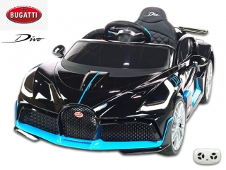 Elektrické auto Bugatti Divo, černý
