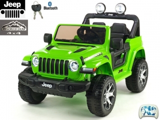 Elektrický džíp Jeep Wrangler Rubicon-lakovaný zelený