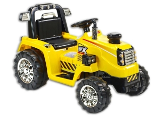  Elektrický traktor 12V s DO,žlutý,1030